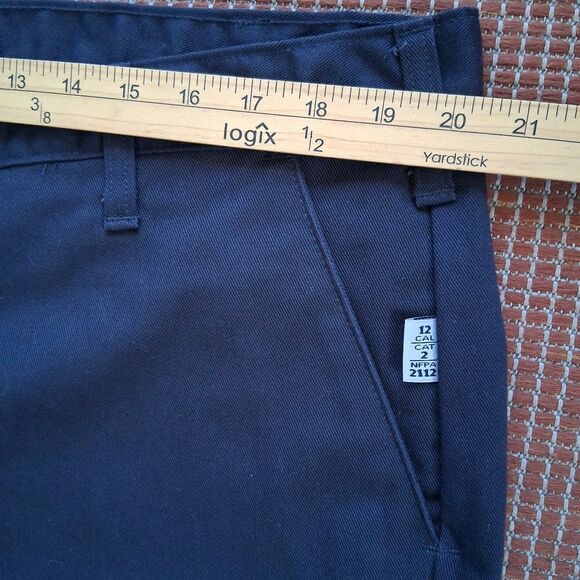 Tyndale FR Flame Resistant ARC / CAT 2 Work Pants 40x32 Navy Blue USA NWT - Picture 8 of 10
